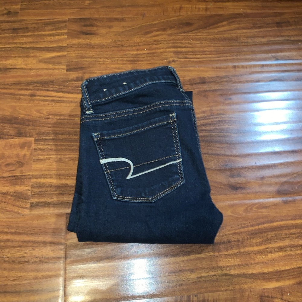 0 long American Eagle skinny jeans